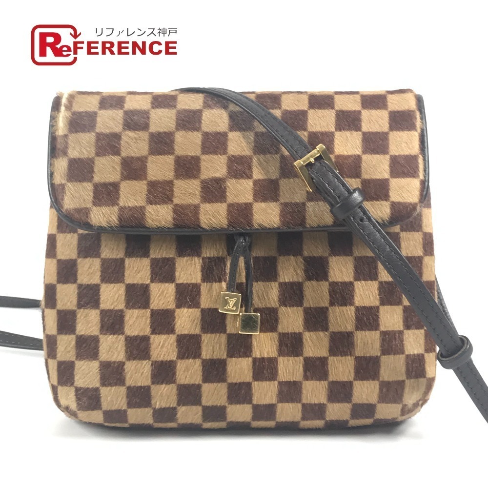 Louis Vuitton Sauvage Gazelle Bag Crossbody Flap Brown Ebene Brown